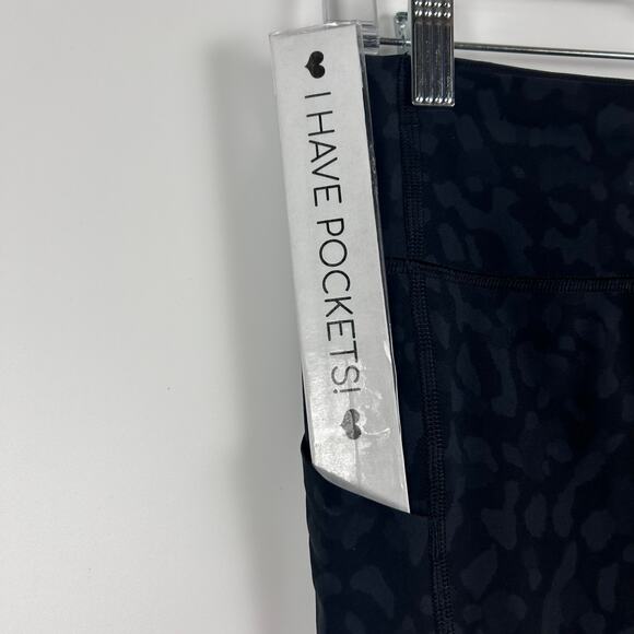 Lululemon Pace Rival Crop 22" Formation Camo Deep Coal Yoga Walking Womens Sz 6 - Picture 7 of 11